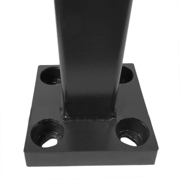 15 Foot Square Straight Aluminum Light Pole, 5" Wide, 0.188" Wall Thickness - view 2