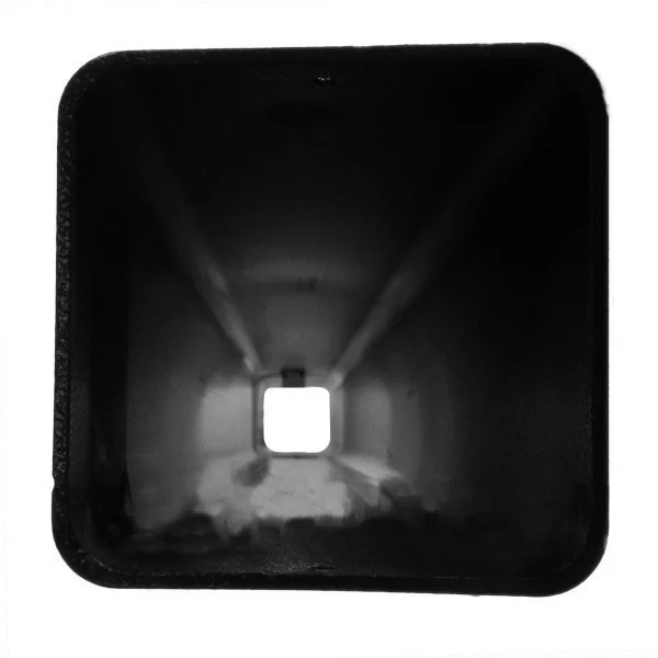 15 Foot Square Straight Aluminum Light Pole, 5" Wide, 0.188" Wall Thickness - view 8