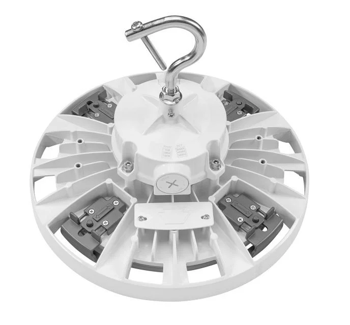 150W Power & Color Selectable Round Highbay with Optic Swap |150W / 100W / 70W | Includes (2) lens t...