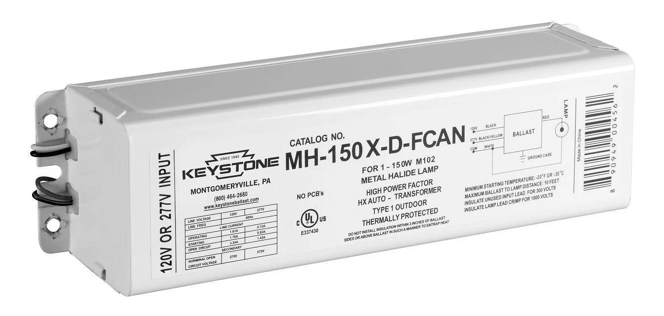 150W Pulse Start Metal Halide, 120-277V, F-CAN