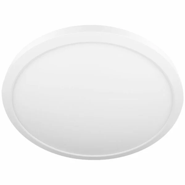 15" Premium Surface Mounted Fixture, Energy-Efficient, 3CCT, Wet Location Approved, Dimmable, CRI 90+, White Trim
