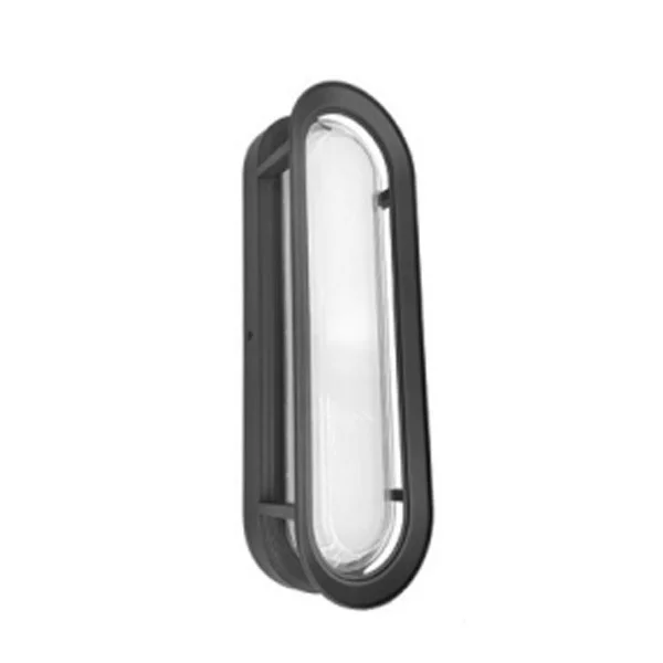 16in 20W DIE-CAST Outdoor Wall Sconce Pc Lens 27/30/35/40/50K TRIAC Dim Or 120-277V 0-10V