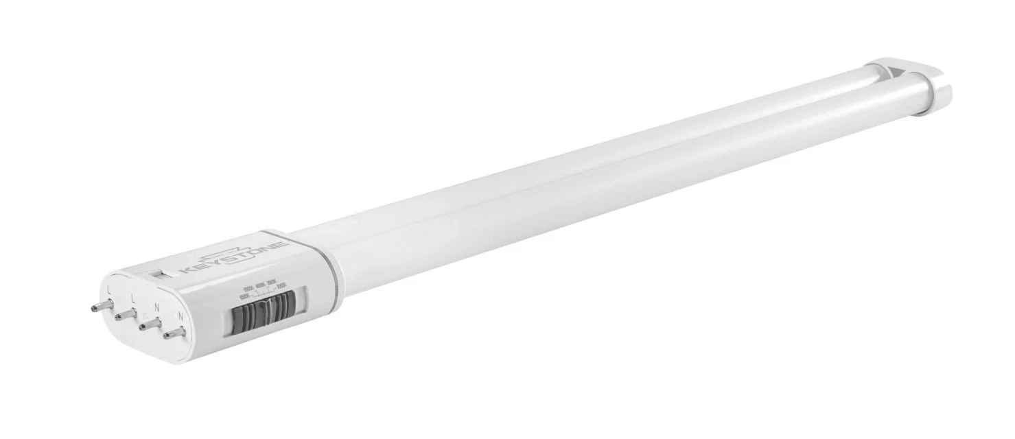 16W LED PLL tube | 16in length | 2G11 base | 120-277V input | Color Select 3000 / 3500 / 4000 / 5000 / 6500K | > 80CRI