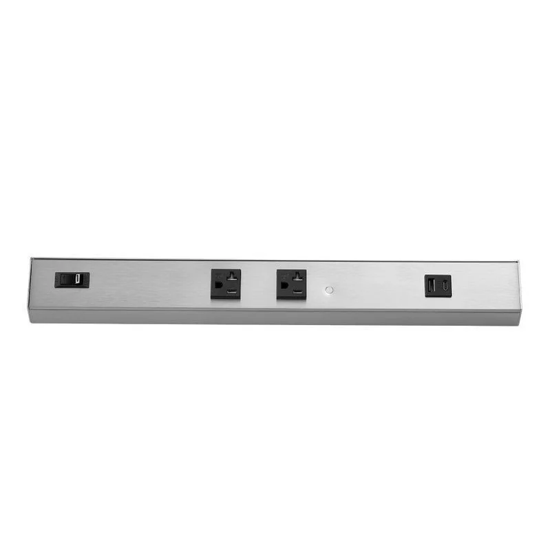 18-Inch Angled Power Strip, 2-Receptacle, 1 USB - view 4
