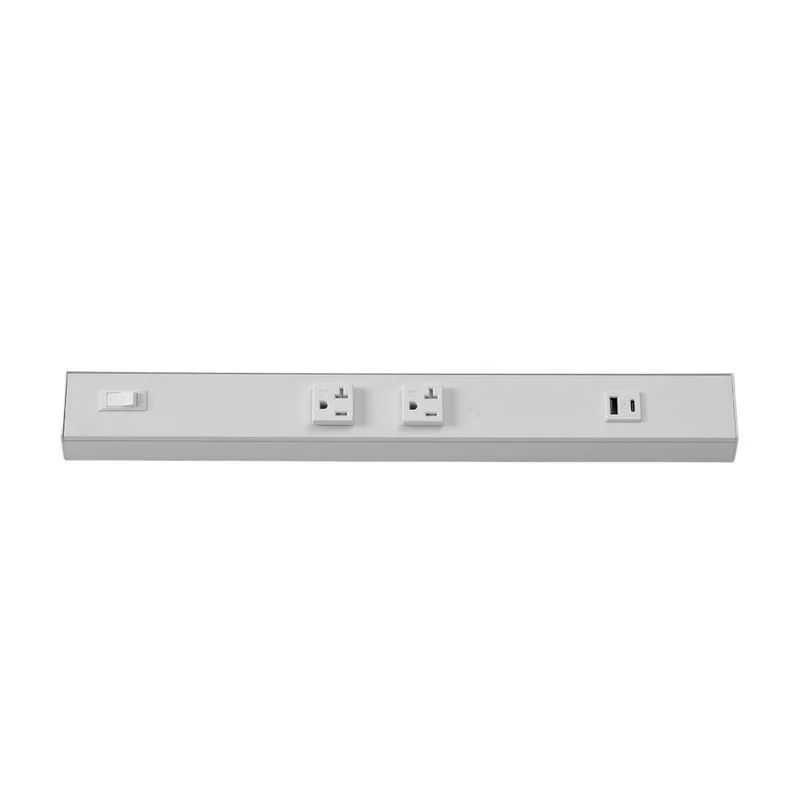 18-Inch Angled Power Strip, 2-Receptacle, 1 USB - view 6