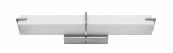 18-Inch LED Linear Vanity Light Fixture, 15 Watts, 950 Lumens, Color Selectable 30K/40K/50K, Dimmable, Brushed Nickel