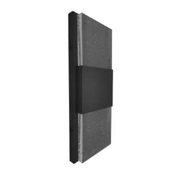 18-Inch Seeded Glass Wall Sconce, 3CCT, 12W, 1200LM, 30K/40K/50K, Oil-Rubbed Bronze