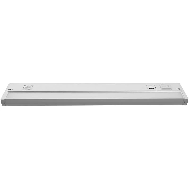 18 Inch UCR Series Undercabinet with Receptacles and USB Ports, White - view 3