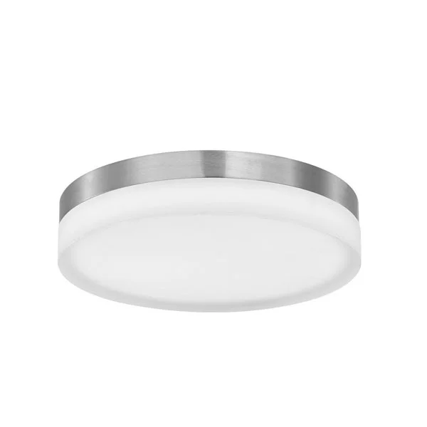 18 W Ceiling Fixture, Satin Nickel