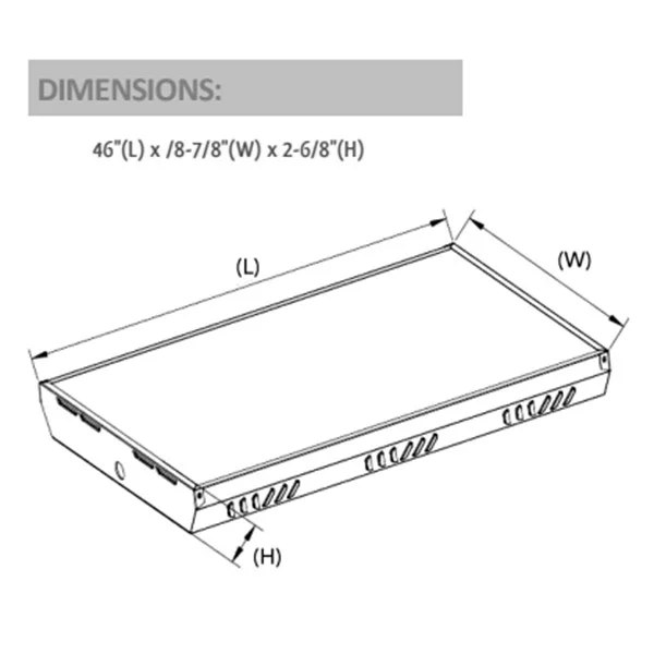 120 W 14x11-1/4 Foot LED Linear High Bay - view 2