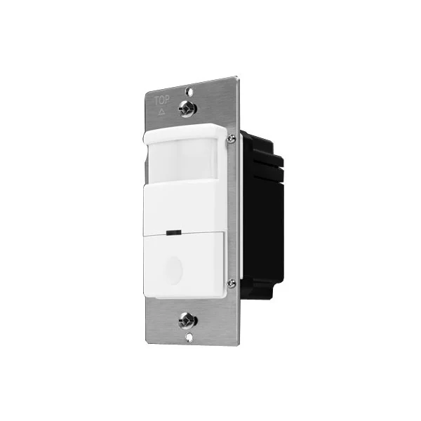 180° PIR Occupancy/Vacancy Motion Sensor Wall Switch, Ground Wire - Single Pole - view 2