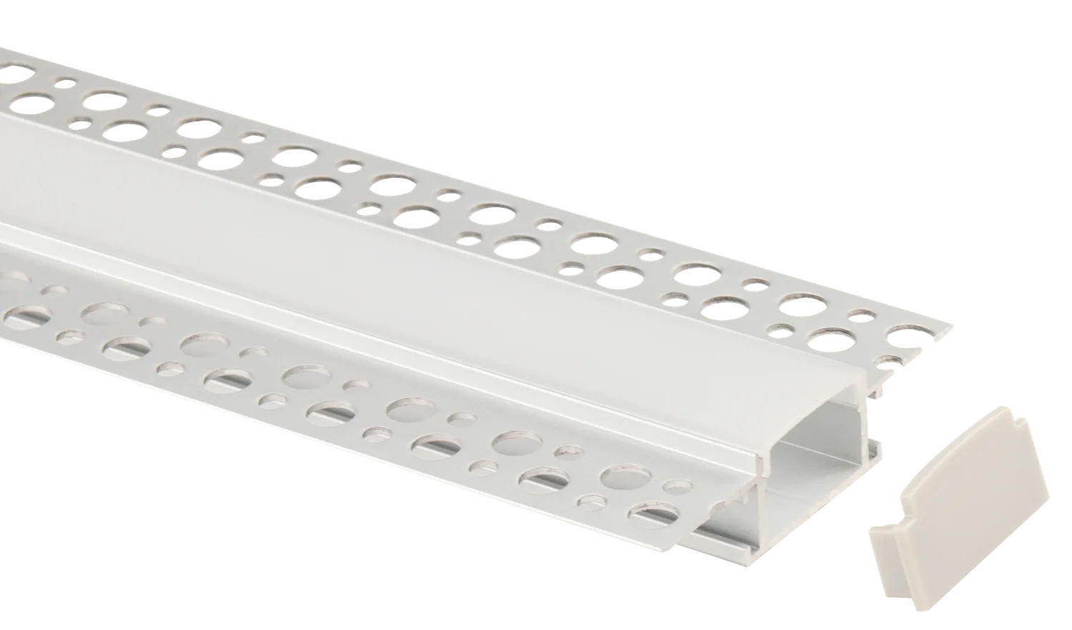 1" Aluminum Trimless Channel - 144" - view 2