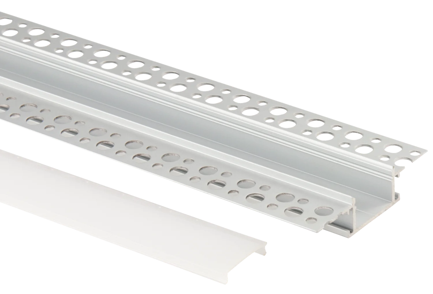1" Aluminum Trimless Channel - 144" - view 3