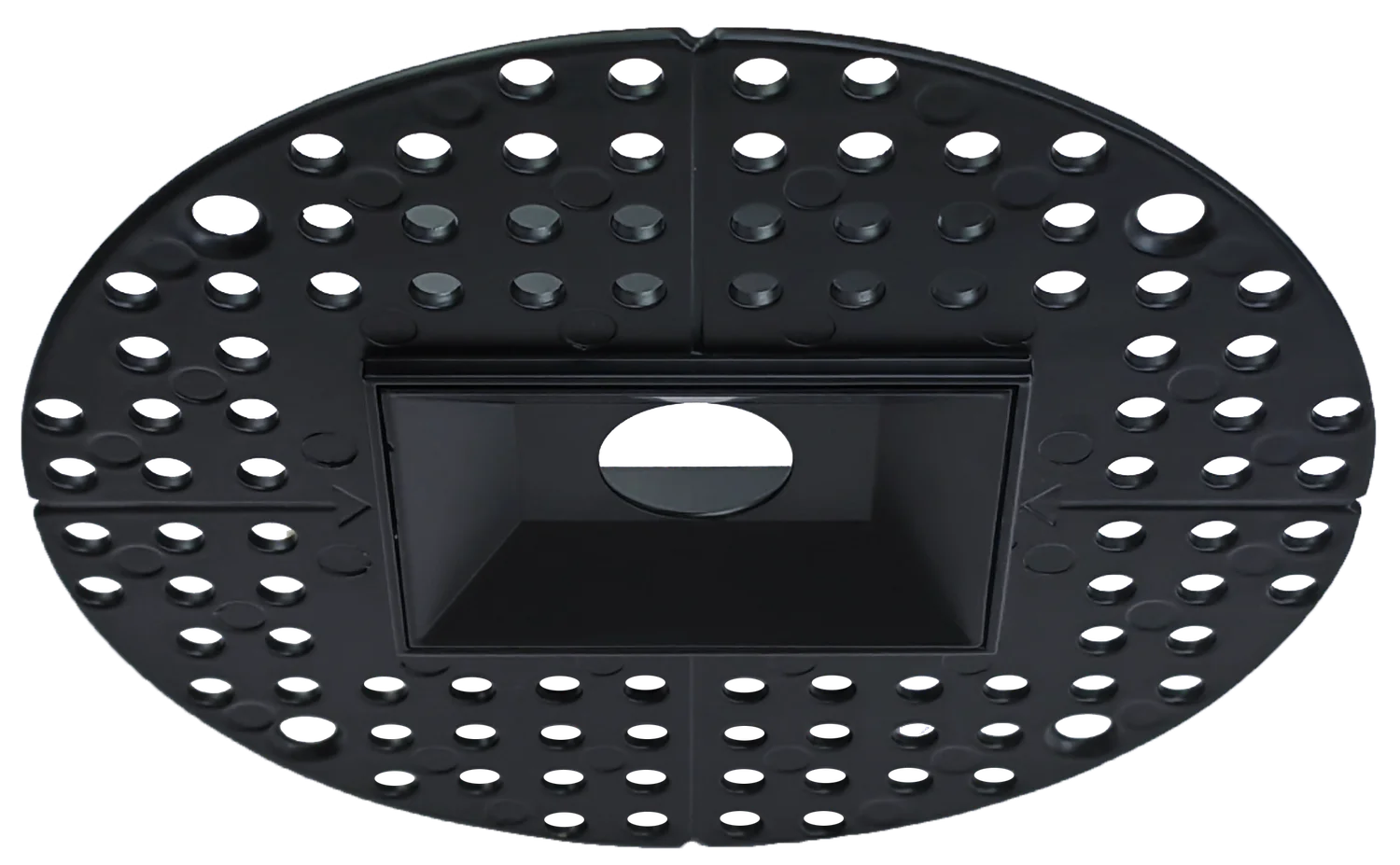 1" Ultra Narrow 1 Head Trimless Kit Black Finish - view 2