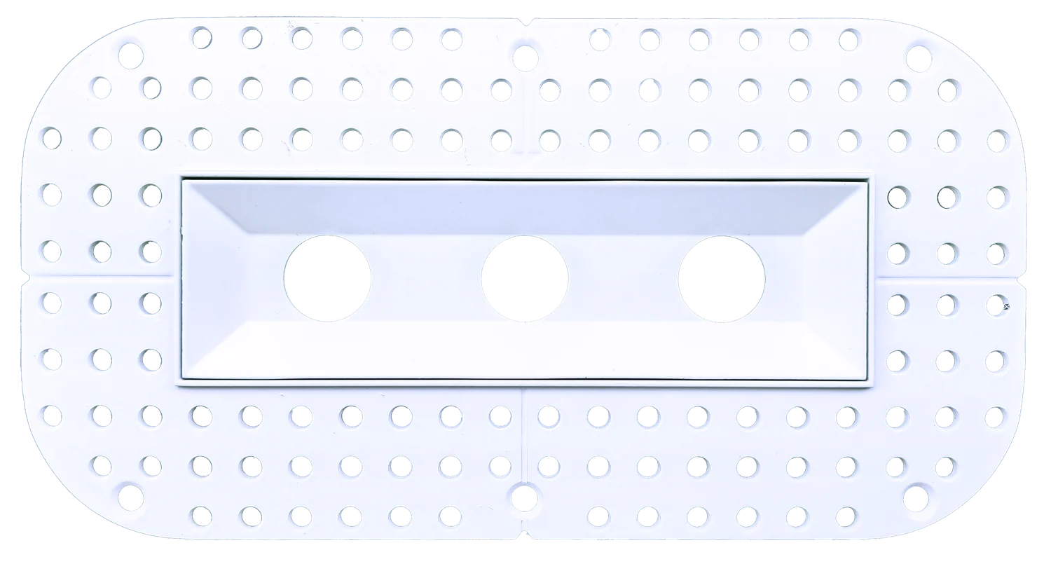 1" Ultra Narrow 3 Head Trimless Multiple Kit