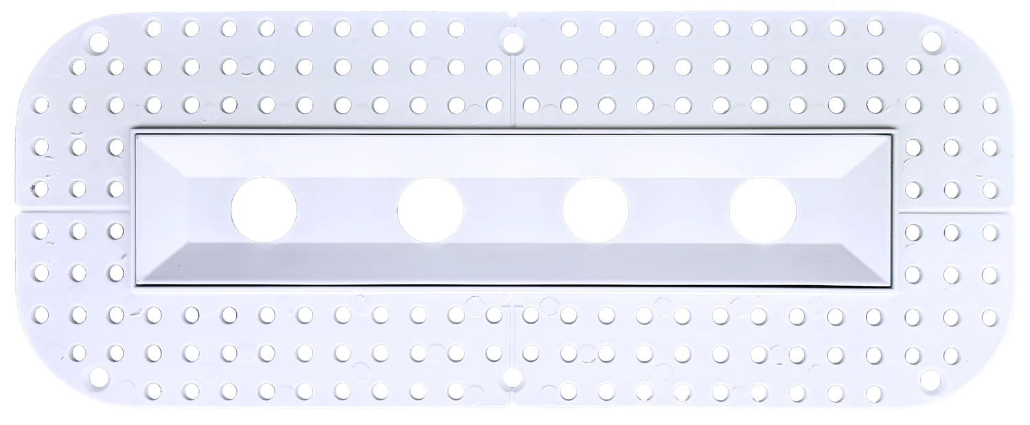 1" Ultra Narrow 4 Head Trimless Multiple Kit
