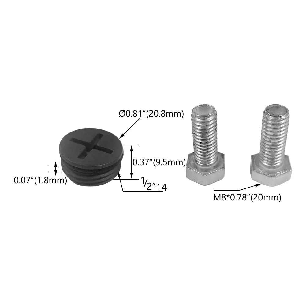 1/2" Round Pole Mount with 2-3/8" O.D. Tenon - view 5