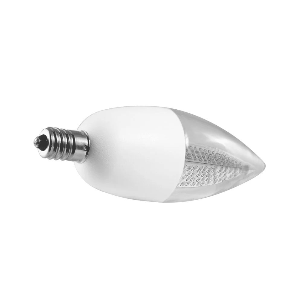 1W 1800K CA9.5 LED Flame Bulb, White Base - view 2