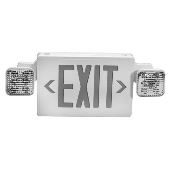 1W per Head LED Exit and Emergency Combo Green Letter