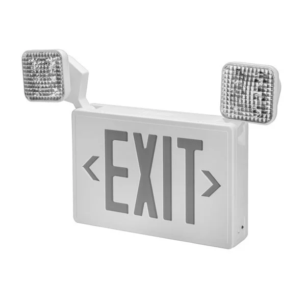1W per Head LED Exit and Emergency Combo Green Letter - view 2