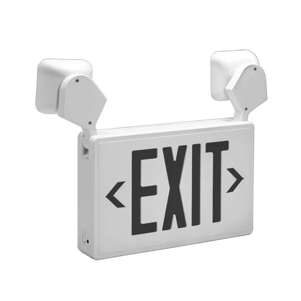 1W per Head LED Exit and Emergency Combo Red Letter - view 2