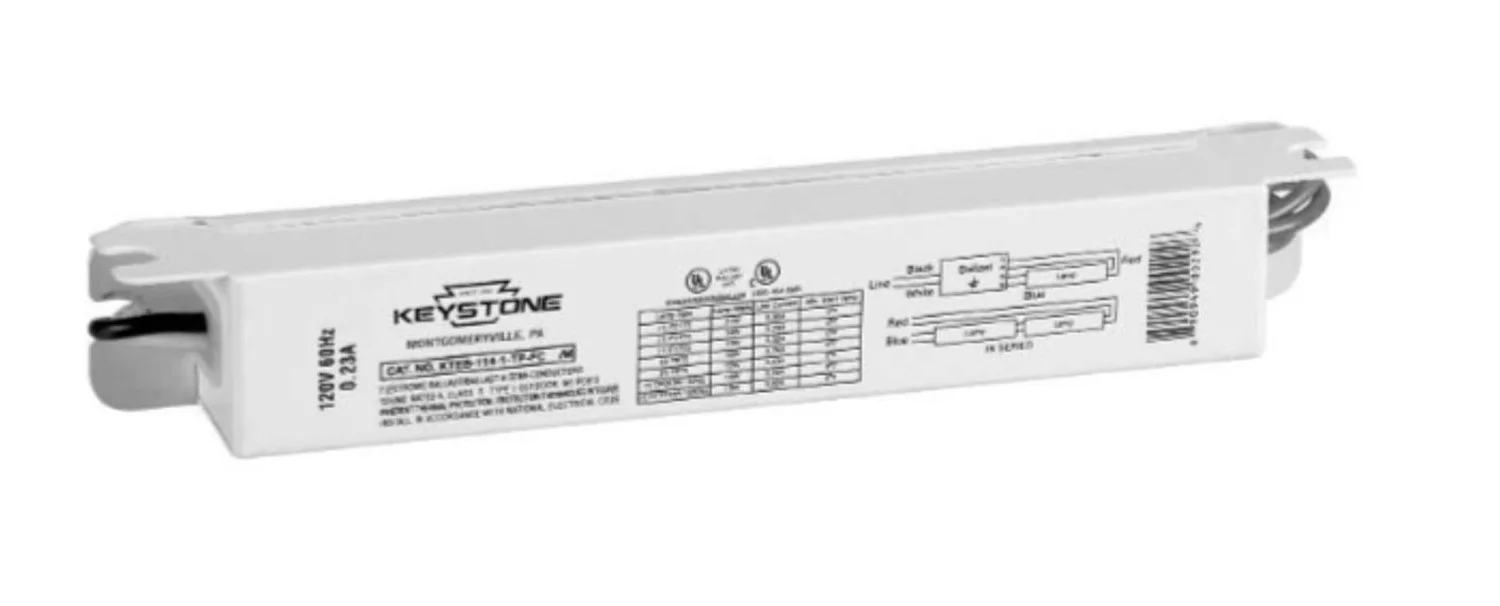 1x F14T5, 120V, ELECTRONIC, new lead lengths