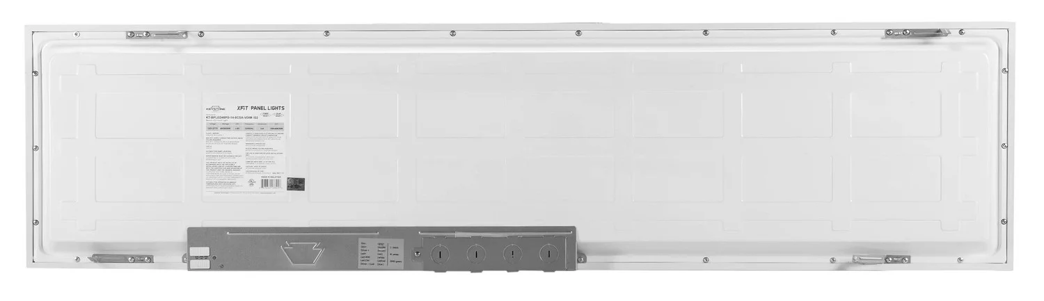 1x4 LED Panel feat. Power Select & Color Select. 40 / 30 / 20W, 120-277V Input, 3500 / 4000 / 5000K,...