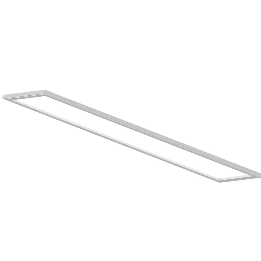 1X4 Power & CCT Adjustable Internal-Driver LED Surface Mount Panel, 20W/33W/40W, 3000K/4000K/5000K, White Finish