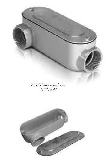 2-Â½ Inch LR Series Threaded Conduit Body - view 2