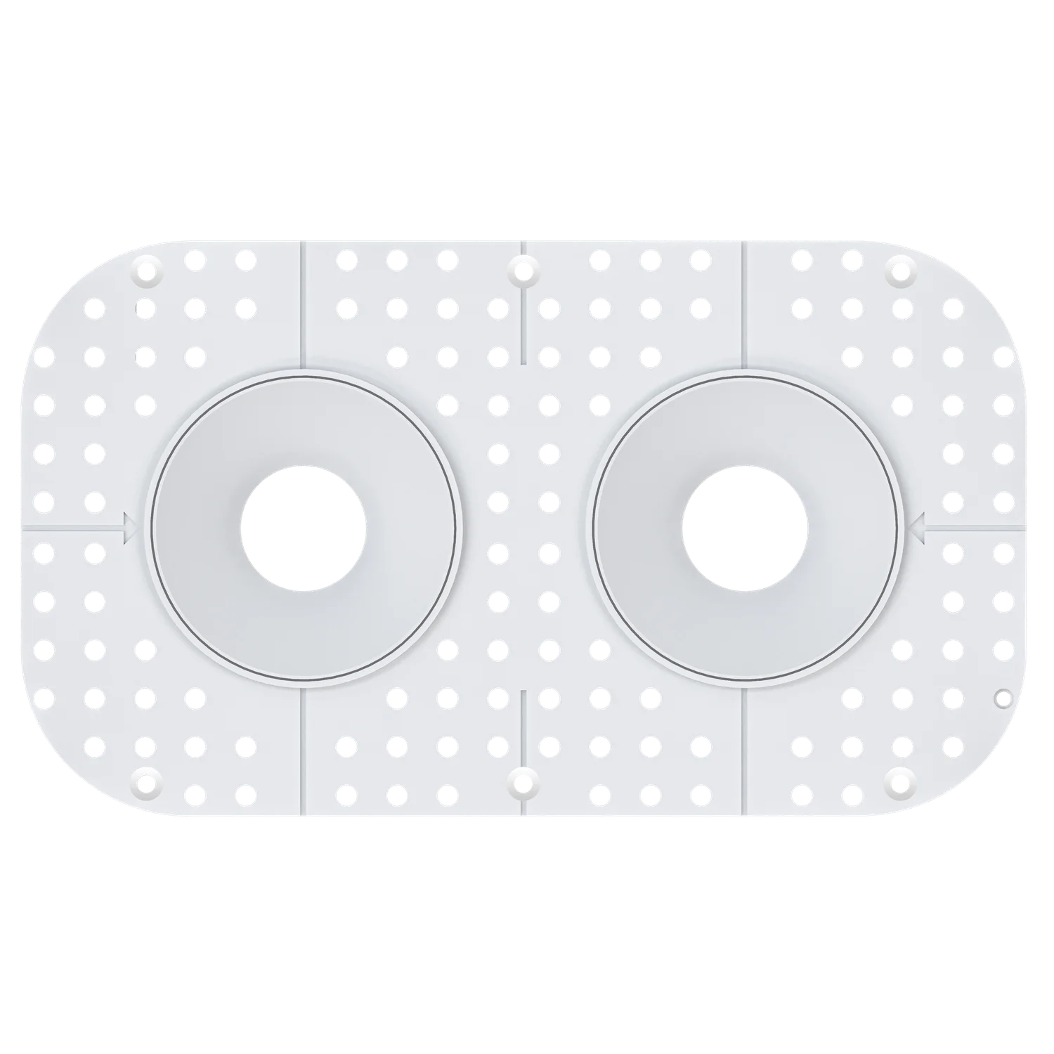 2 Inch Round Double Head Trimless Kit