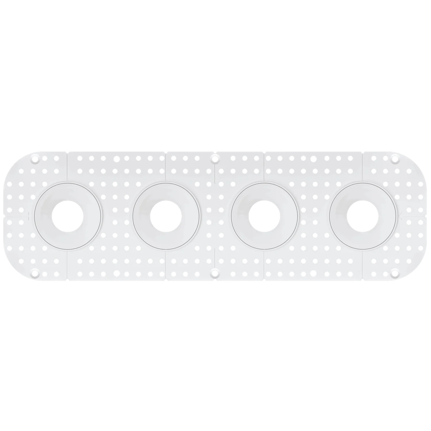 2 Inch Round Quadruple Head Trimless Kit