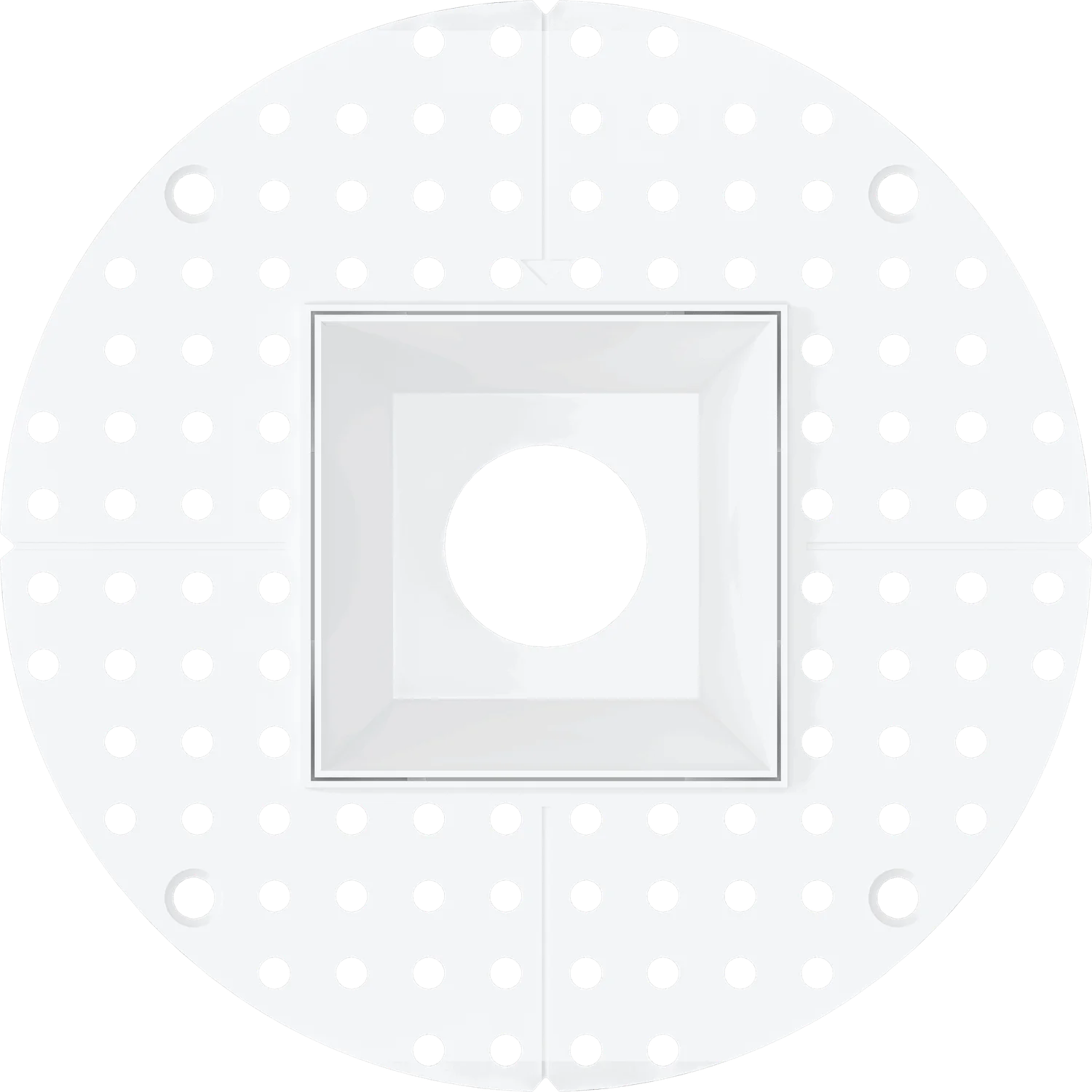 Goodlite 2 Inch White Square Trimless Kit