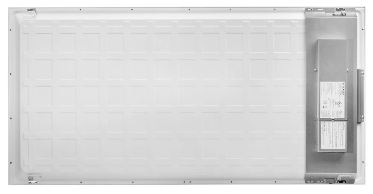 2''x2'' LED Flat Panel, Power and CCT Select, Emergency Battery Backup - view 2
