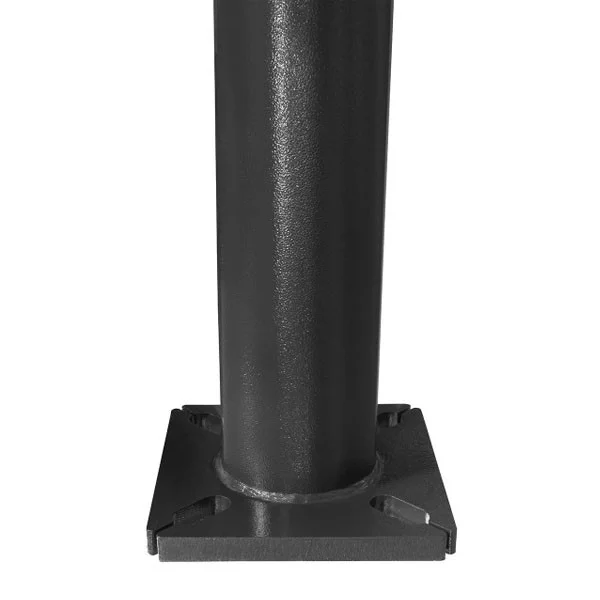 20 Foot Round Tapered Steel Light Pole, 5.8 Inch Diameter, 11 Gauge, Quick-Ship - view 3