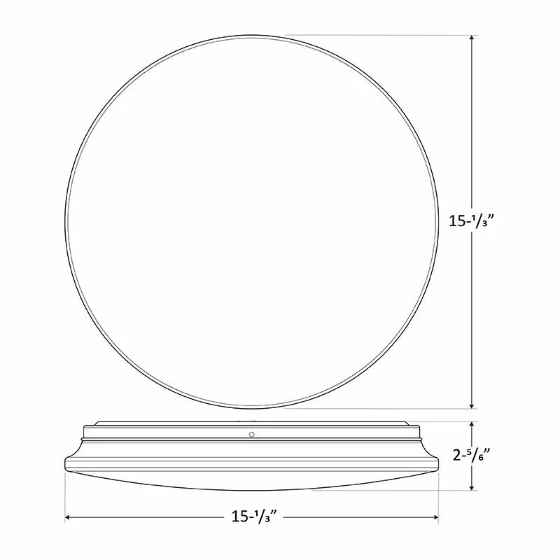 20 W Cloud Fixture with Sensor, 120V - CCT Adjustable - view 3