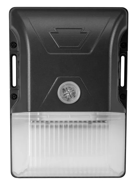 20W LED Wall Pack feat Color Select, Small / Entryway Style Housing, Series 1 with built in photocell. 120-277V Input, 3