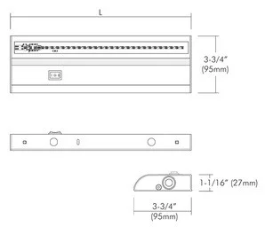 12-Inch Hardwire & Portable Install 4.5 W LED Undercabinet Light - view 2