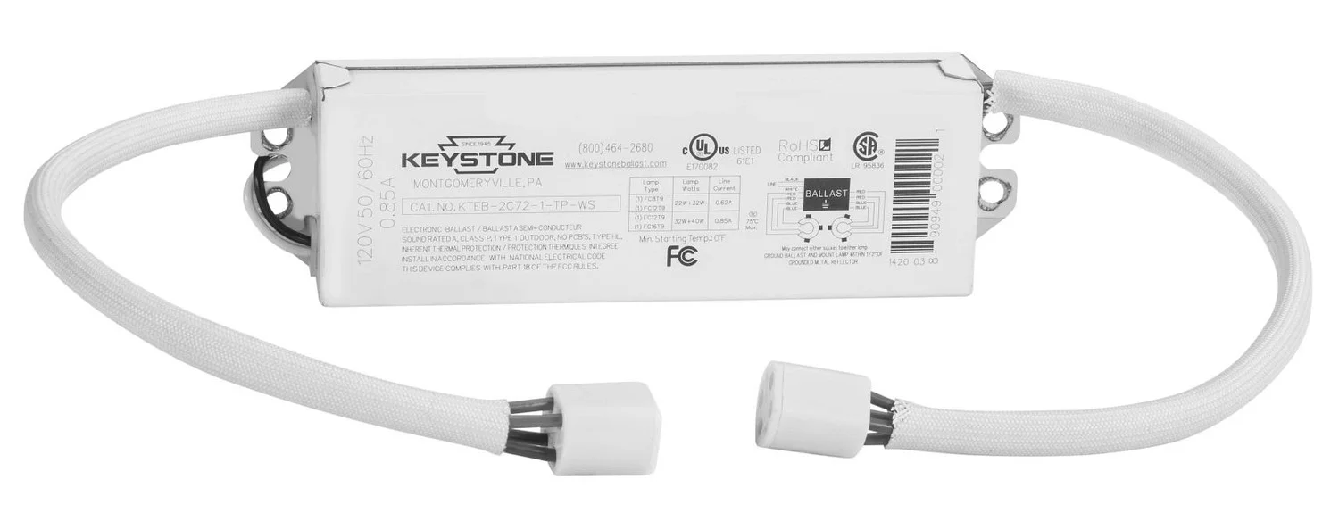 22 & 32 W or 32 & 40 W circline, 120V, w / sockets, Electronic
