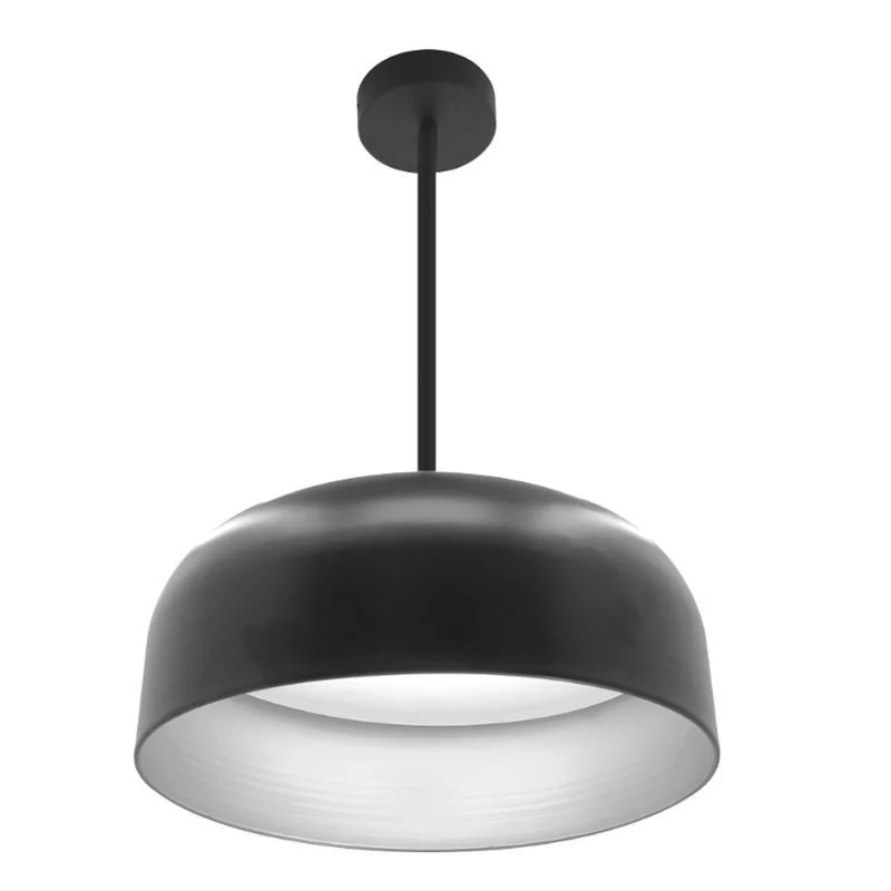 24-Inch 40 W Integrated LED Pan Pendant Light with 6ft. Adjustable Rod - CCT Adjustable