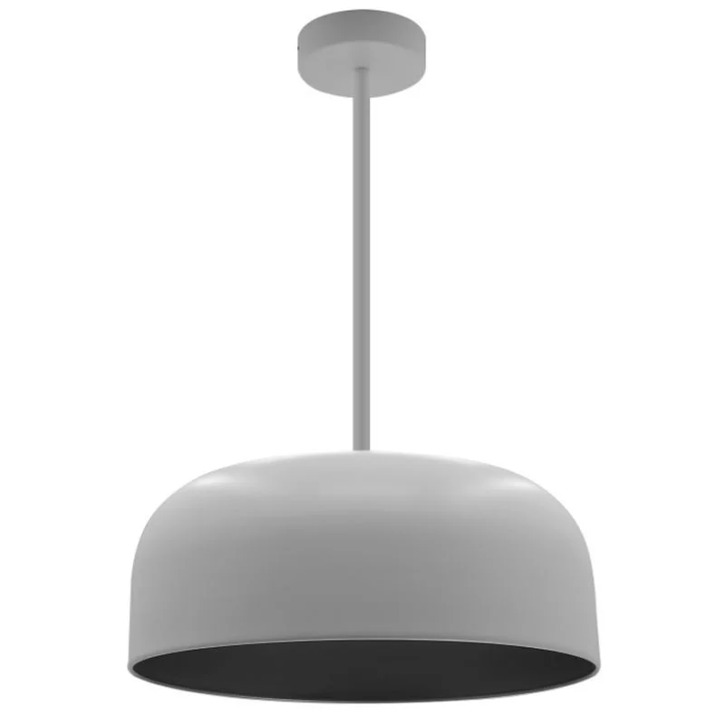 24-inch Integrated LED Pan Pendant Light, White with Gold, Multi CCT - view 2