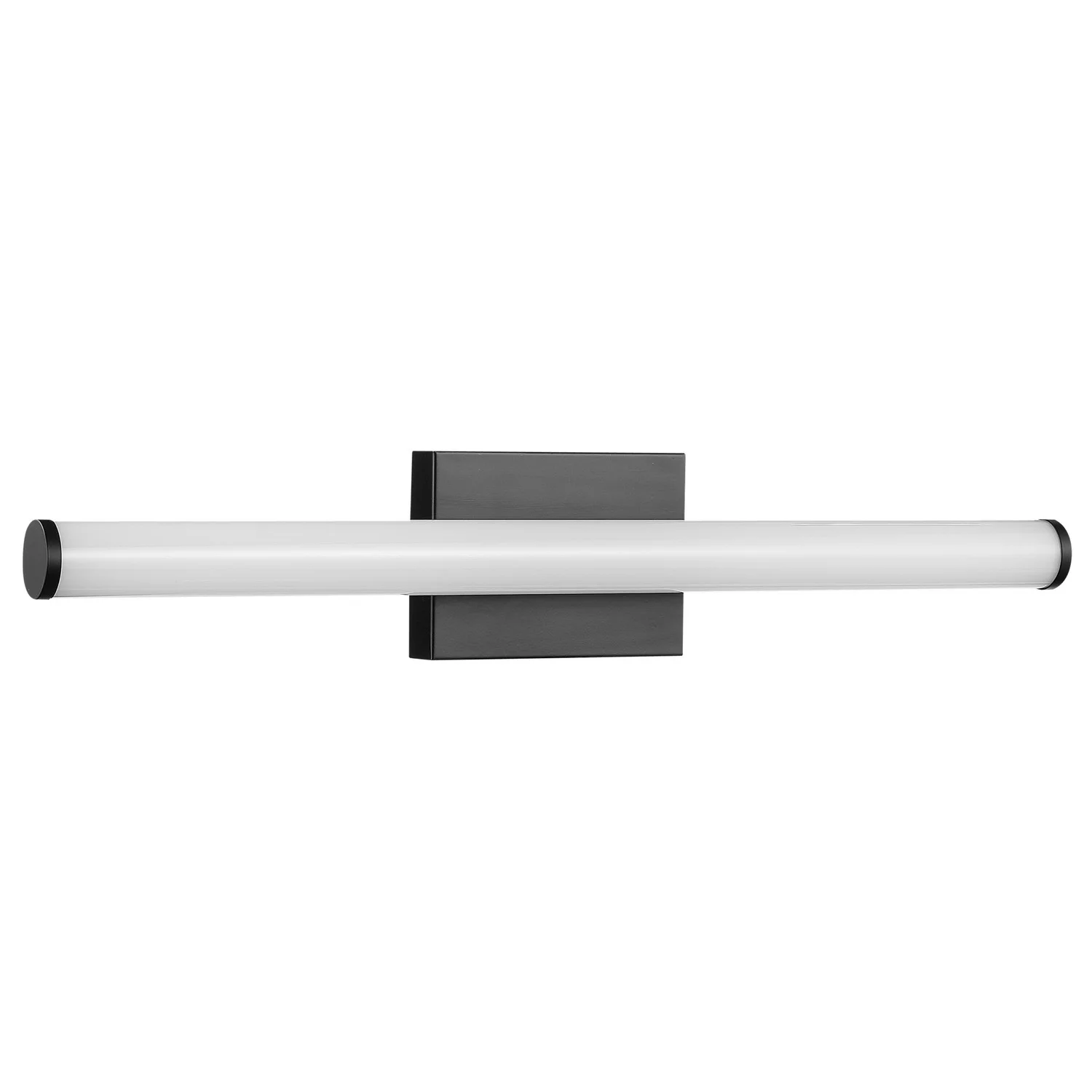 24-Inch Linear LED Bar Light Fixture, 20 Watts, Color Selectable 30K/40K/50K, Black
