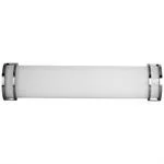 24-Inch Linear LED Bar Vanity Fixture, Power Selectable 15W/20W/25W, CCT Selectable, 90 CRI, Brushed Nickel - view 3