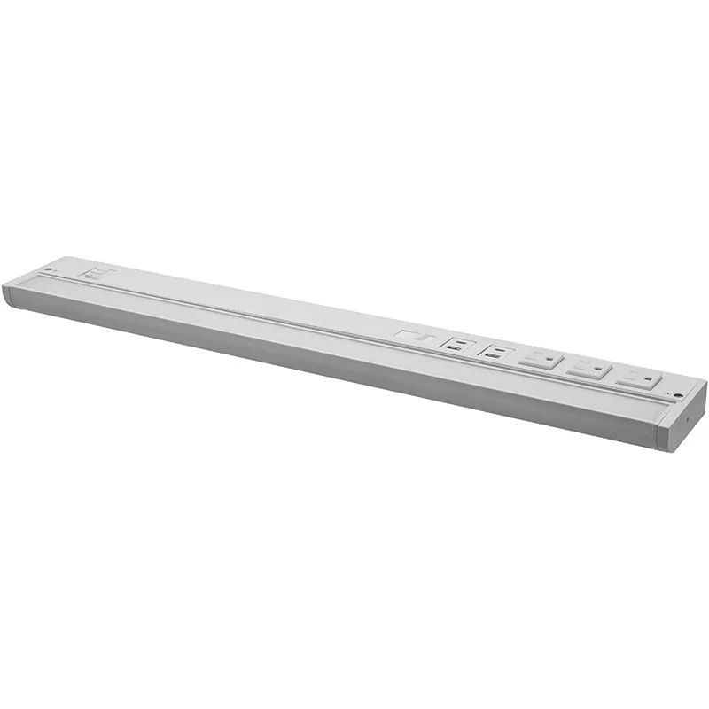 24 Inch UCR Series Undercabinet with Receptacles and USB Ports, White - view 2