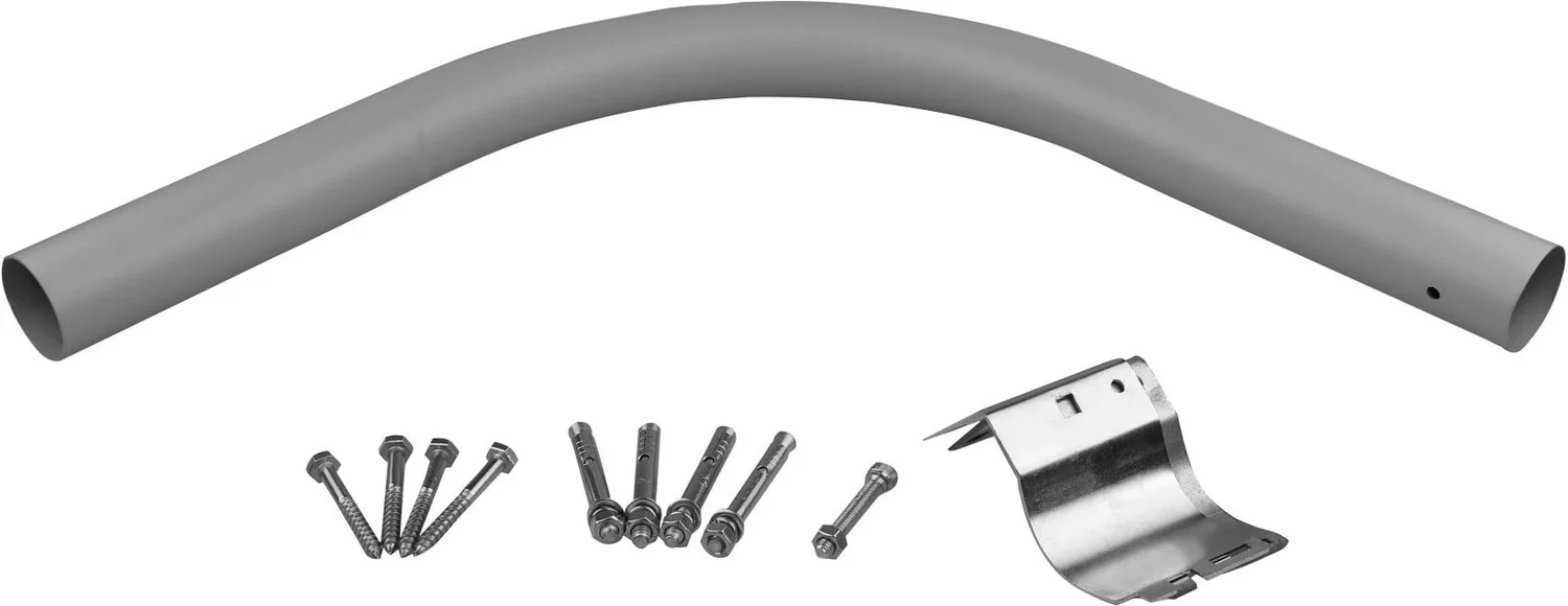 24" Curved Arm Mounting Pole, for Dawn to Dusk Area Light