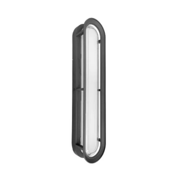 24in 25W DIE-CAST Outdoor Wall Sconce Pc Lens 27/30/35/40/50K TRIAC Dim Or 120-277V 0-10V