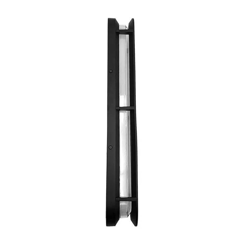 24in 25W DIE-CAST Outdoor Wall Sconce Pc Lens 27/30/35/40/50K TRIAC Dim Or 120-277V 0-10V - view 3