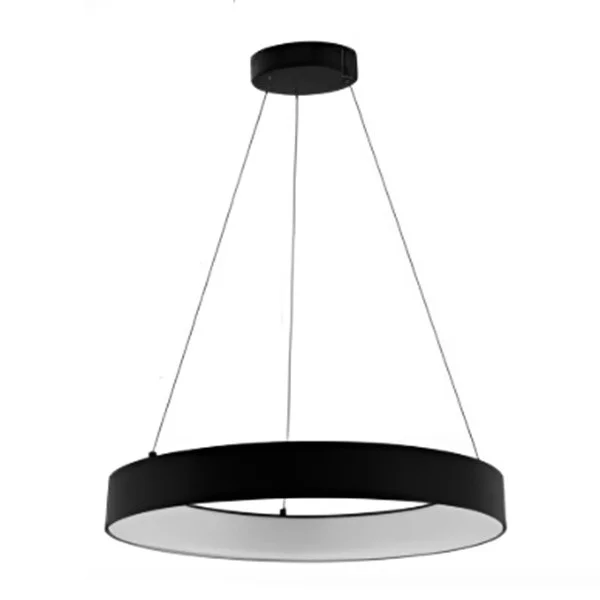 36 Inch Hollow Circle Pendant with Uplight, Multi-Color Temperature, Dusk to Dawn
