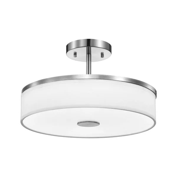 25 W LED Semi-Flush Fixture, CCT Adjustable