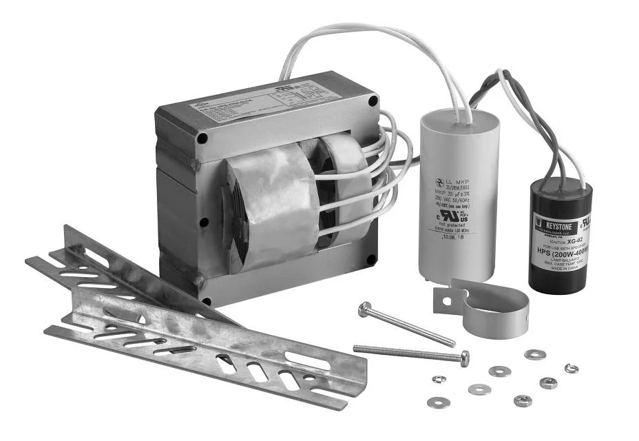 250W High Pressure Sodium, Quad Tap (120 / 208 / 240 / 277V), Ballast Kit with capacitor. Included ballast: HPS-250A-Q-C