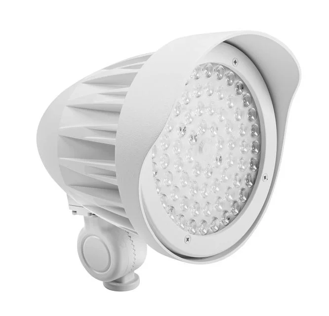 25W LED Bullet Floodlight. Power Select 25 / 20 / 15W. Color Select 30 / 40 / 50K. Built in photocell. 120-277V input. 4